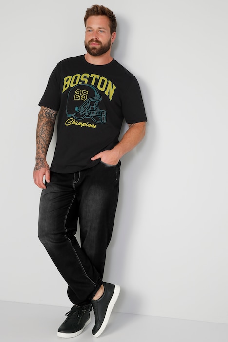 Boston Park T-Shirt, Halbarm, Print, bis 72/74