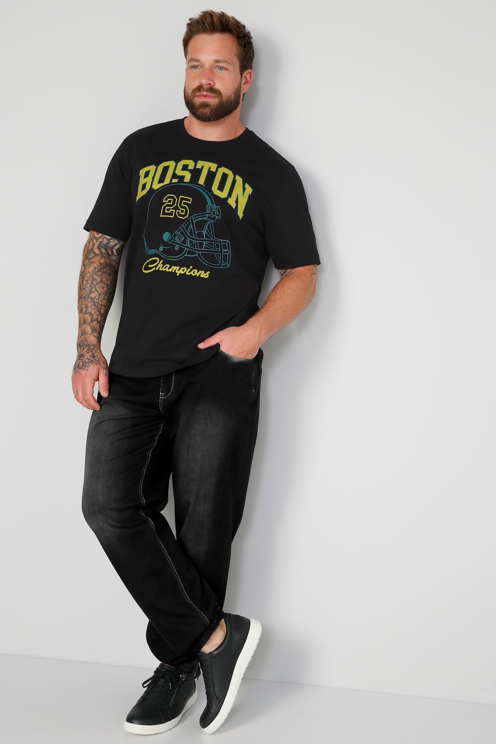 Boston Park T-Shirt, Halbarm, Print, bis 72/74