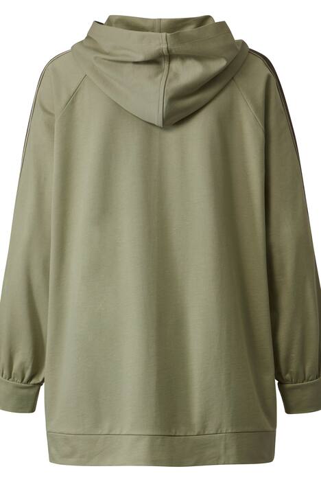 Hoodie, oversized, Schriftzug, Kapuze, Kängurutasche, Langarm