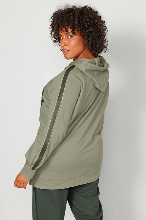 Hoodie, oversized, Schriftzug, Kapuze, Kängurutasche, Langarm