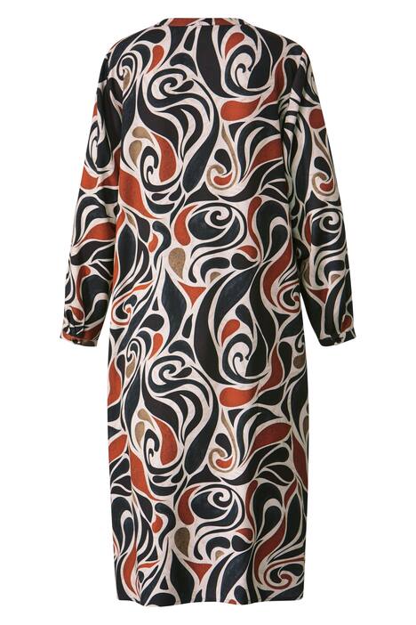 Longbluse mit allover Print