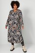 Longbluse mit allover Print