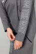 Long-Sweatshirt, A-Line, Zier-Zipper, Prints, Rundhals, Langarm