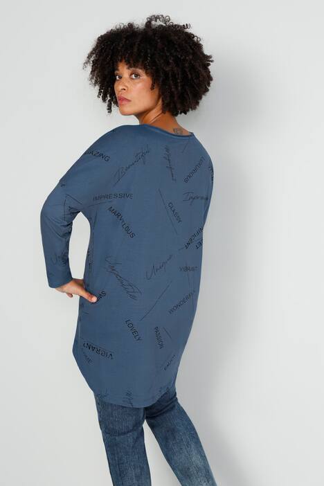 T-Shirt, Writing-Print, Rundhals, Langarm