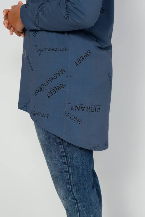 T-Shirt, Writing-Print, Rundhals, Langarm