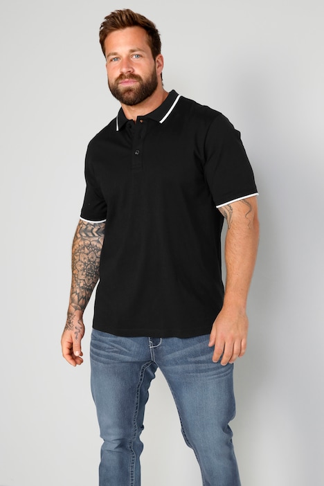 Boston Park Poloshirt, Halbarm, Kontrast-Polokragen