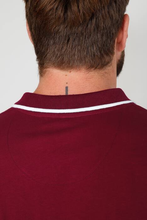 Polo Boston Park à manches courtes et col polo contrastant