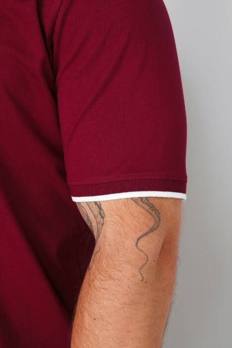 Polo Boston Park à manches courtes et col polo contrastant