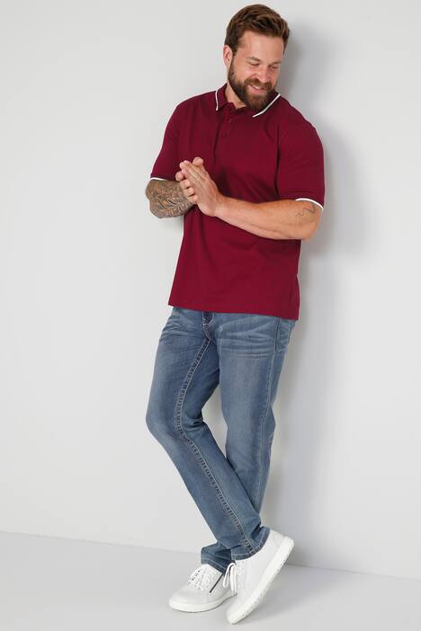 Polo Boston Park à manches courtes et col polo contrastant