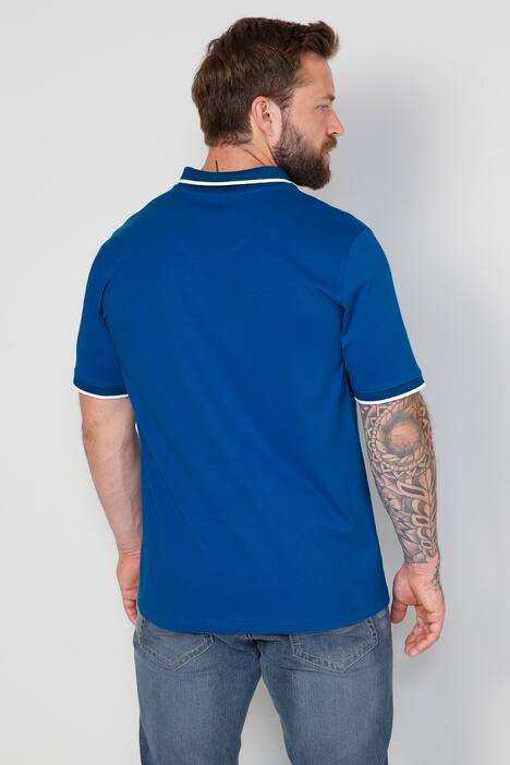 Boston Park Poloshirt, Halbarm, Kontrast-Polokragen
