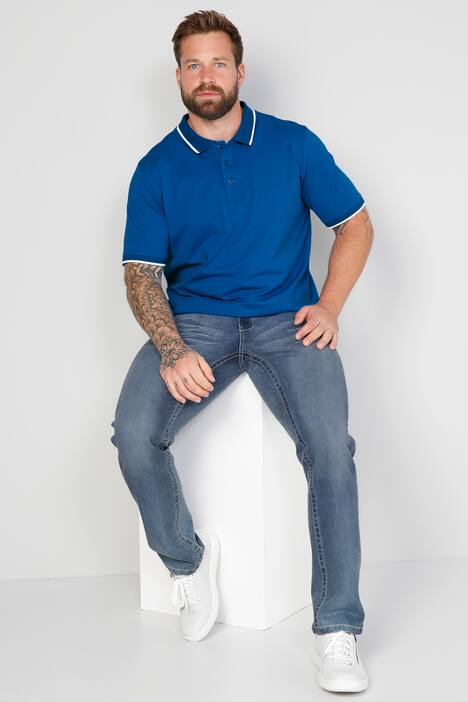 Boston Park Poloshirt, Halbarm, Kontrast-Polokragen