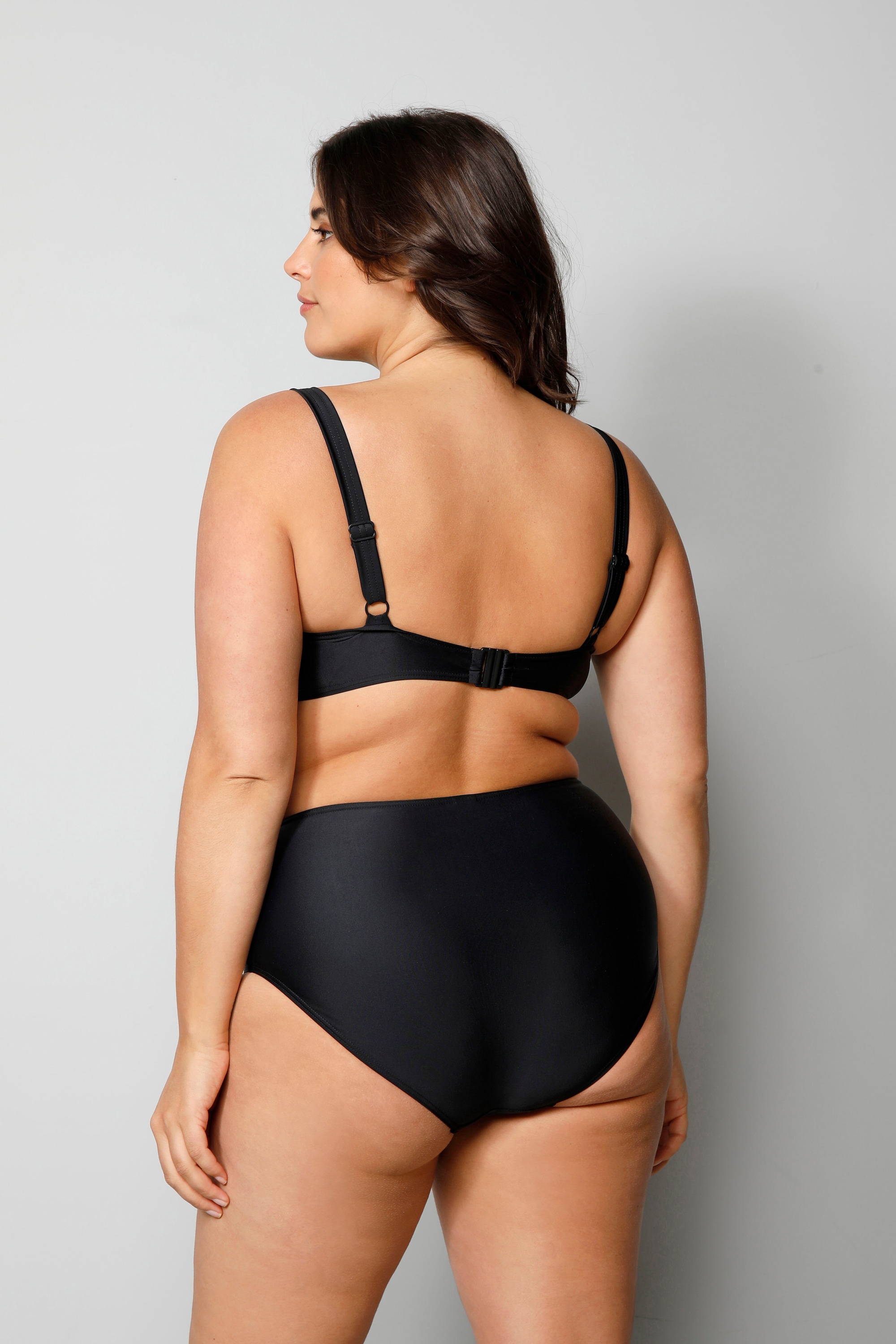TruYou Damen große Größen Bikini Zweiteiler Softschalen zweifarbig