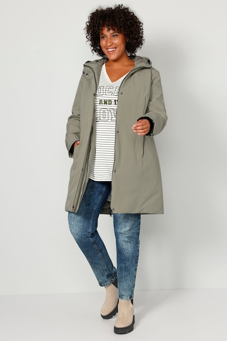 Softshelljacke, 3x-Funktion, Kapuze, Zipper, Komplettfutter