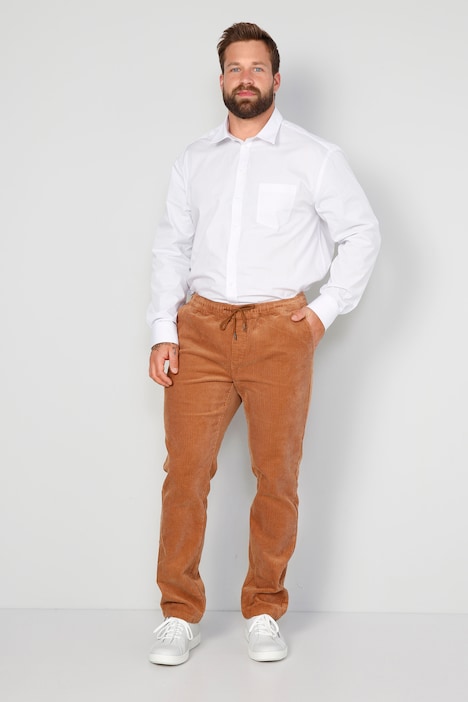 Slanke corduroy broek