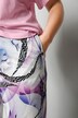Schlafanzug, Zweiteiler, Shirt mit Print, 7/8-Hose