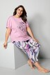 Schlafanzug, Zweiteiler, Shirt mit Print, 7/8-Hose