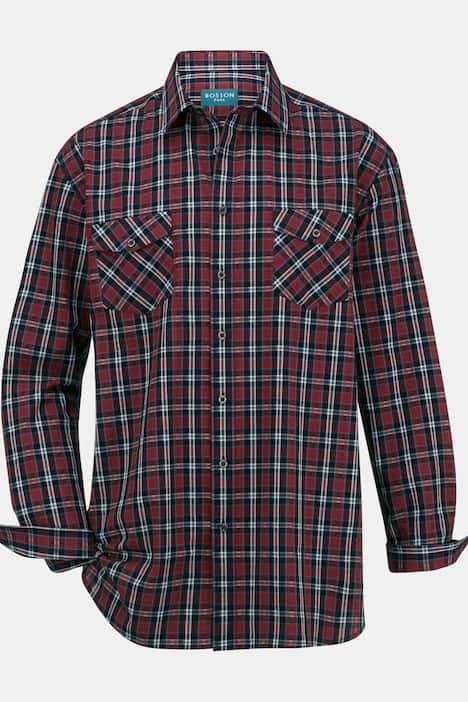 Seersucker overhemd speciaal model