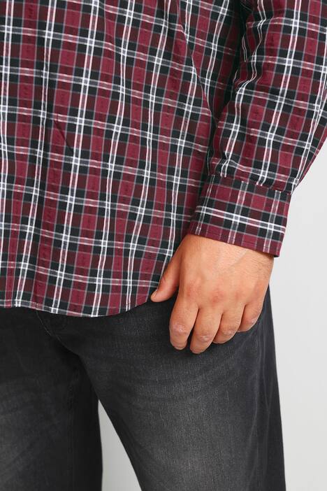 Seersucker overhemd speciaal model