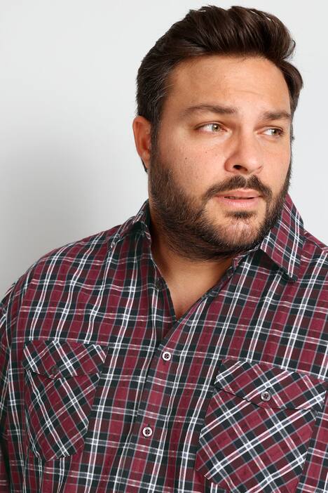 Seersucker overhemd speciaal model