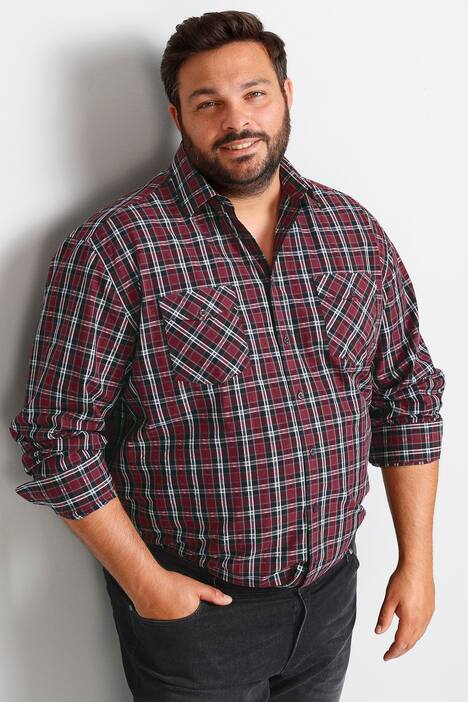 Seersucker overhemd speciaal model