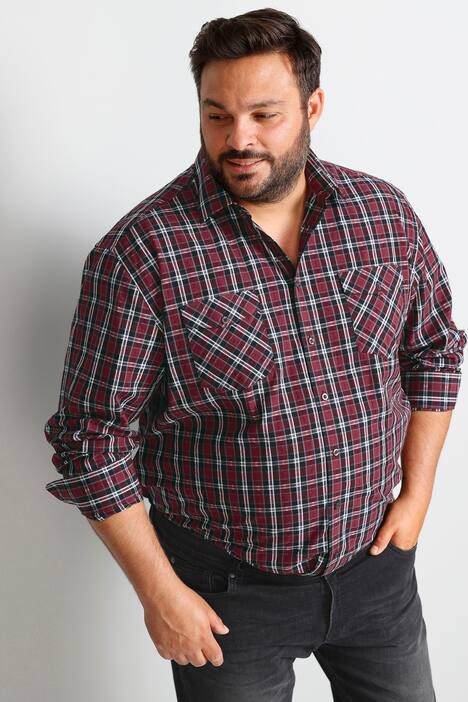 Seersucker overhemd speciaal model