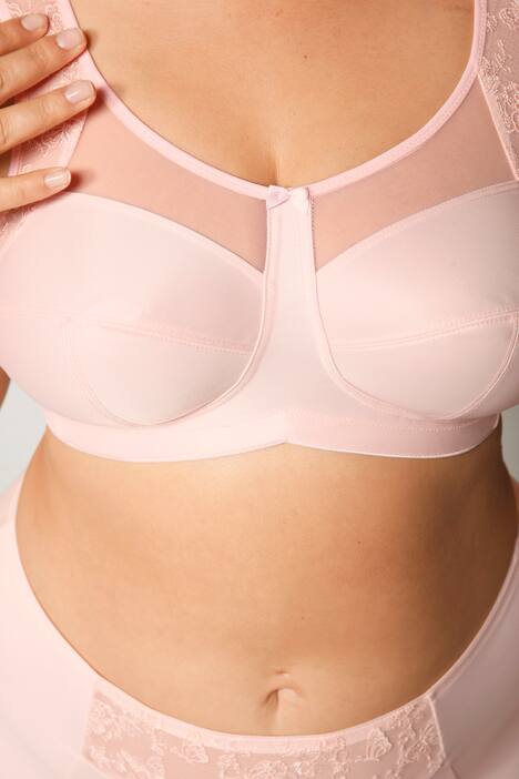 BH, zonder softshell, bandjes met kant, mesh