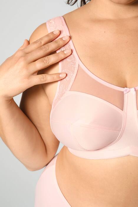 BH, zonder softshell, bandjes met kant, mesh