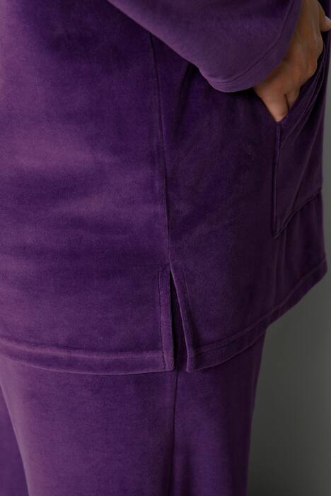 Nicki-Anzug, Zweiteiler, Kapuzenjacke, lange Hose