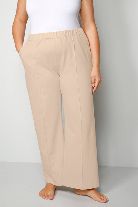 Hose, weit und gerade, Elastikbund