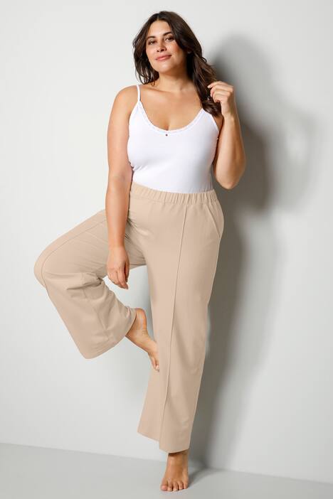 Hose, weit und gerade, Elastikbund