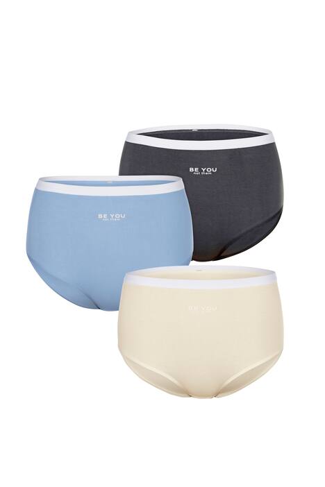 Slips, 3er-Pack, High Waist
