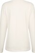 T-shirt à manches longues en jersey côtelé, col rond