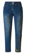 7/8-Jeans, Slim Fit, Ziernieten auf dem linken Bein, 5-Pocket