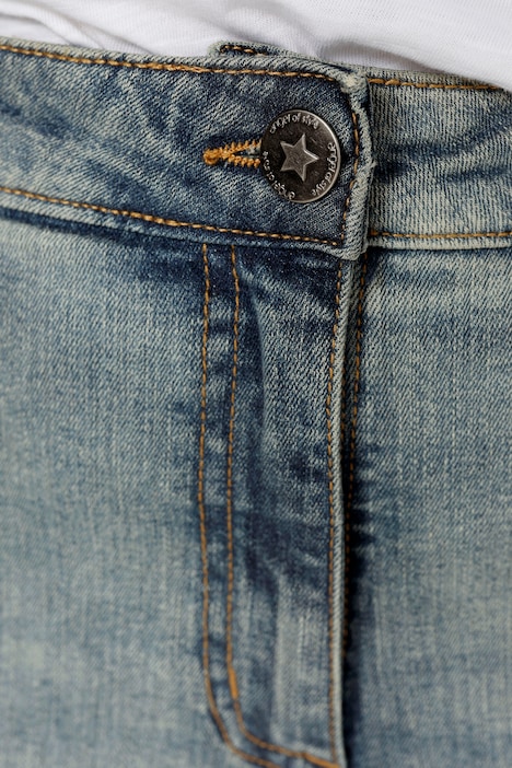 7/8-Jeans, Slim Fit, Strass-Details, 5-Pocket