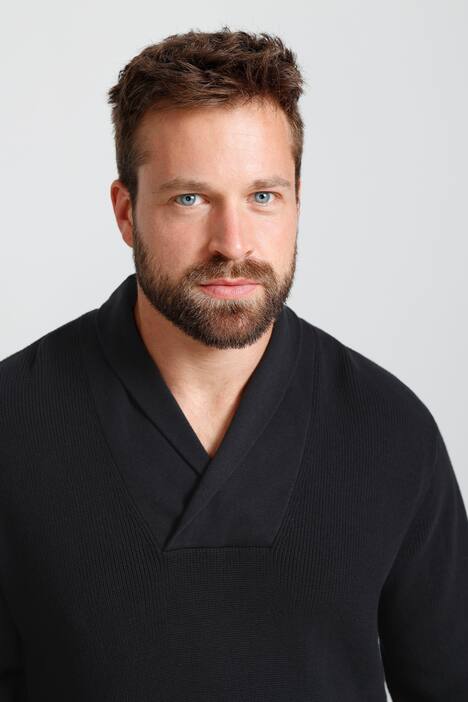 Boston Park Pullover, Schalkragen, Langarm, bis 72/74