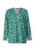 Bluse, Paisley-Print, Tunika-Ausschnitt, Langarm