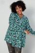 Bluse, Paisley-Print, Tunika-Ausschnitt, Langarm