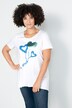 T-Shirt, Classic Fit, Herz-Ballons, Rundhals, Halbarm