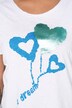 T-Shirt, Classic Fit, Herz-Ballons, Rundhals, Halbarm