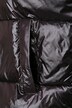 Doorgestikte bodywarmer, oversized, opstaande kraag