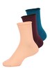Socken im 3er-Pack, 3 Farben, bis Gr. 43-46
