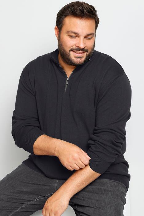 Boston Park Pullover, Bauchfit, Stehkragen, bis Gr. 80/82