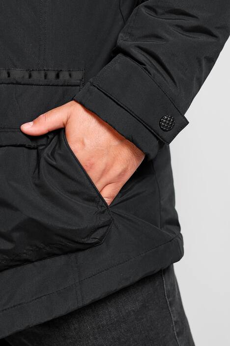 Boston Park Longjacke, Bauchfit, Kapuze, bis 82