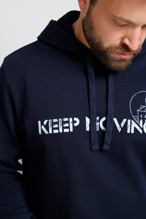 Boston Park Hoodie, Schriftzug, bis 72/74