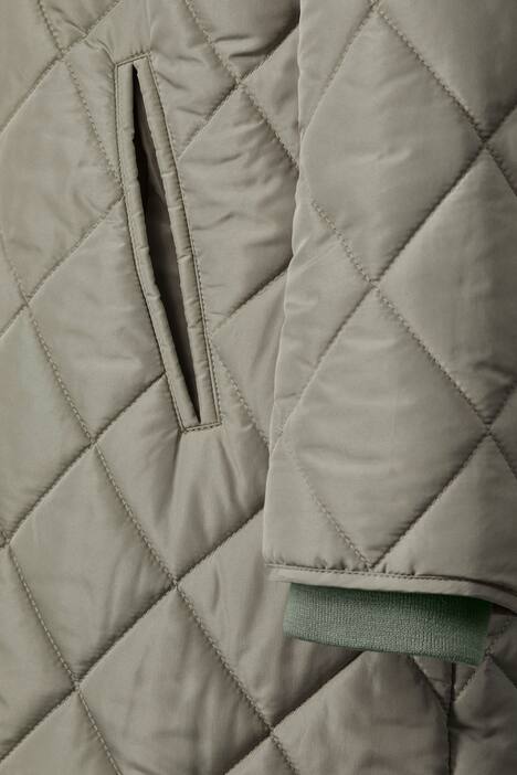 Steppmantel, Kapuze, Langarm