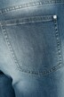 Boyfriend-Jeans, Glitzer Totenköpfe, Destroy-Effekte, 5-Pocket
