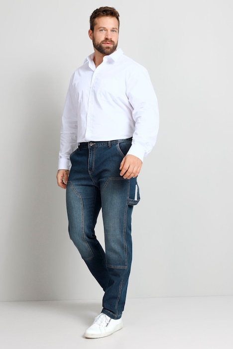 Boston Park Workerjeans, Slim Fit, Stretchkomfort, bis Gr. 35