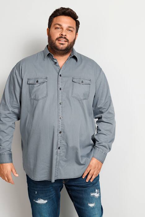 Boston Park Hemd, Langarm, Bauchfit, bis 80/82