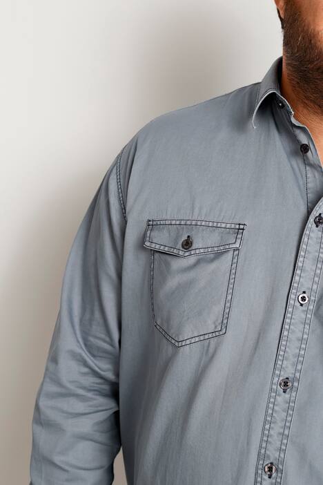 Boston Park Hemd, Langarm, Bauchfit, bis 80/82