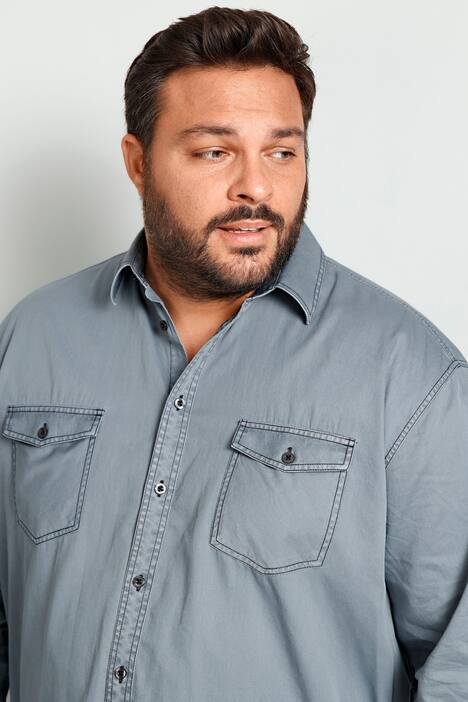 Boston Park Hemd, Langarm, Bauchfit, bis 80/82